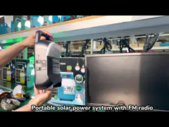 Солнечные приведенные в действие света шага СИД 32W 16V со светом шариков 6W*4pcs солнечным приведенным в действие с переключателем SRE-816 video