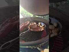 Уголь Kamado 22 дюймов жарит нержавеющую сталь веса 50kg video