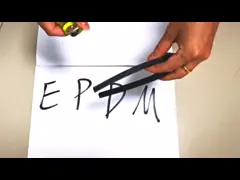 Резиновая прокладка окна набивкой EPDM и погоды двери делает водостойким video