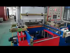 China 500 Ton Clamp Force Single Station Vulcanizing Machine SIEMENS PLC Program supplier