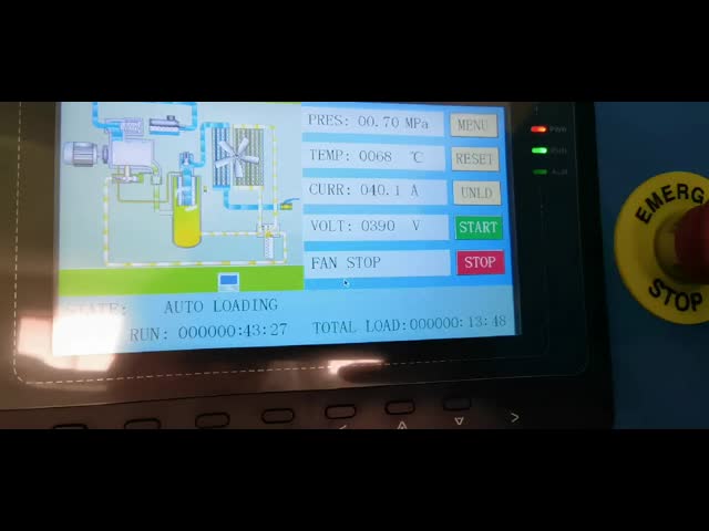 Водяное охлаждение компрессора воздуха винта Шнайдер энергосберегающее первоначальное немецкое видео