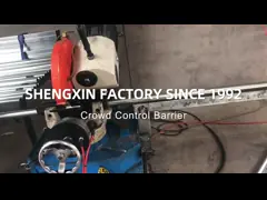 Сдерживание толпы высоты 1.0m ограждая устойчивость к старению для строительных площадок video