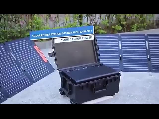 300w портативная станция солнечной энергии аккумуляторной зарядной станции 72000mAh Lifepo4 мобильная
