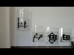 ПК Anti Riot Shield Прозрачный поликарбонатный щит Оборудование для защиты безопасности video