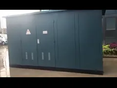 Воздух SF6 изолировал металл одетая подстанция трансформатора компакта силы использует SCADA video