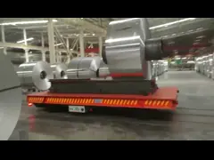 30m/Min вагонетка переноса 10 тонн моторизованная батареей для движения стальной трубы video