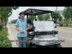 4 колеса 6 мест Электрические тележки для гольфа 2024 video