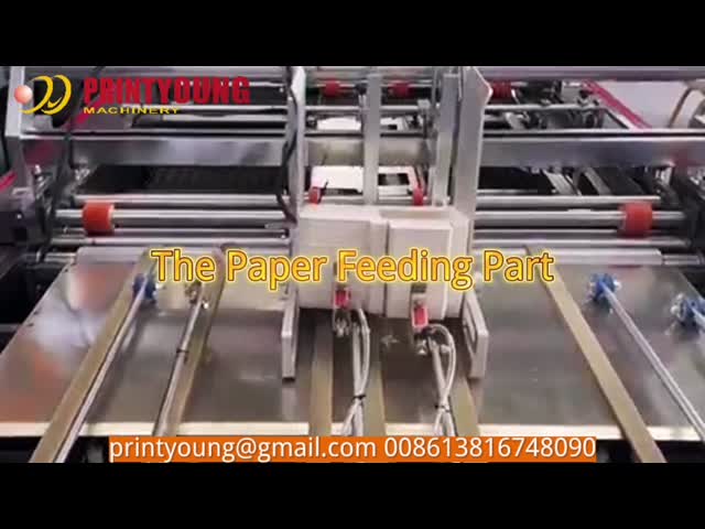 Intelligent Automatic Envelope Pasting Window Patcher Machine Full Servo video
