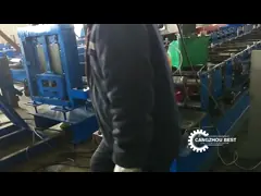 Крен Даунспоут дождевой воды стального листа цвета формируя цепь машины/управленную коробкой передач систему video