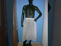 Спа использует юбку PP мягких Nonwoven дам устранимую для салона красоты video