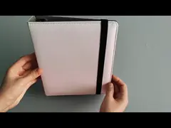 Bandage Card Holder Album Book Dustproof Wind Gradient Pu Cover