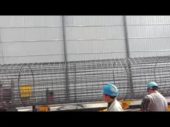 Клетка кучи завальцовки GUTE делая сварщика робота управлением PLC машины video