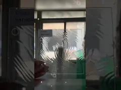 Safety Tempered Entry Door Glass with High Heat Resistance