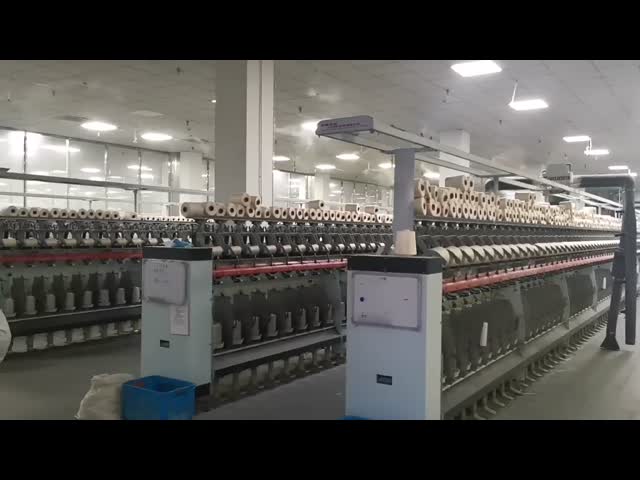 50% метаарамидная огнестойкая пряжа 50% FR вискоза видео