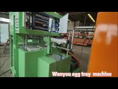 China Egg Carton Pulp Molding Machine Egg Tray Machine PLC Control Operation supplier
