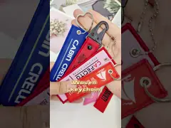 Изготовленным на заказ сплетенный логотипом ключевой цепной дизайн OEM для продвижения/мобильного телефона video