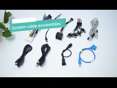 China Multi Color Custom Car Wiring Harness , CD DVD VDO Audio Cable Assemblies supplier
