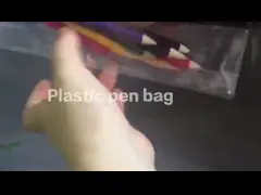 Plastic pen bag