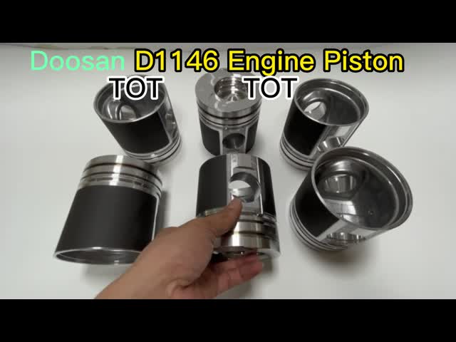 Набор вкладыша кольца поршеня рабочей втулки цилиндра машинных частей DH300-5 DH300-7 DH370-7 экскаватора Doosan видео