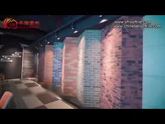 Тонкое Bendable безопасное плакирование кирпича MCM для домашнего внешнего украшения video