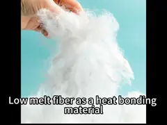 Низкий уровень мягкого прикосновения плавит дружелюбное штапельного волокна полиэстера экологическое для игрушки video