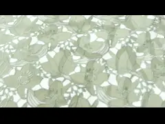 Шнурок отделки цветка вышивки 3D отделки ткани шнурка хлопка утески гипюра video