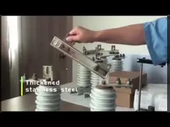 Промышленный высоковольтный переключатель отключения для защиты однофазной воздушной линии Отключатель отключения 700 Pa Скорость ветра video