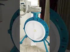 CF8 клапан-бабочка управляемая шестерней, польза бумажный делать клапан-бабочки PN6 Ss 304 video