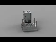 OEM / ODM ： Precision Injection Molding & Transparent earphone charging box bracket (1*4) No.24201