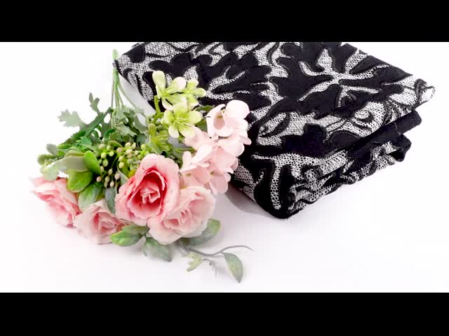 Customized Water Soluble Lace Guipure Lace Border Flower Embroidery Lace Trimming video