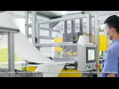 F7 V - Средний воздушный фильтр банка типа для пищевой и питьевой промышленности video