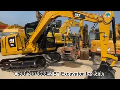 308E2 Caterpillar Used CAT Excavators Mini Hydraulic Crawler Excavator 8 Ton