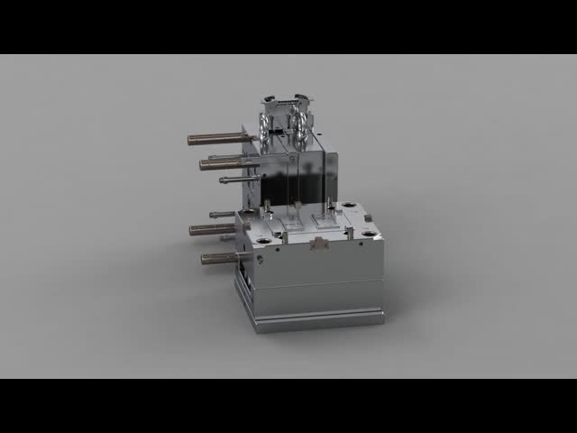 OEM / ODM ： Cold Runner Injection Molding & Transparent On-board Upper Bracket (1*2) No.23913 video