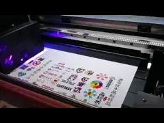 Принтер PRY-62U УЛЬТРАФИОЛЕТОВЫЙ DTF Multicolor со спецификациями ламинатора фильма неразъемными video