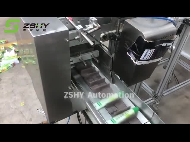 1500W Ointment Box Filling Automatic Carton Packing Machine Speed 20-60 Boxes/Min