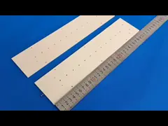 Светлый - плиты 3.85g/cm3 желтых компонентов глинозема керамических тонкие керамические с отверстием потока video