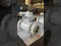Katup Bola Trunnion Tempa Mekanisme Penyegelan Mati Tinggi Dan Operasi Torsi Rendah