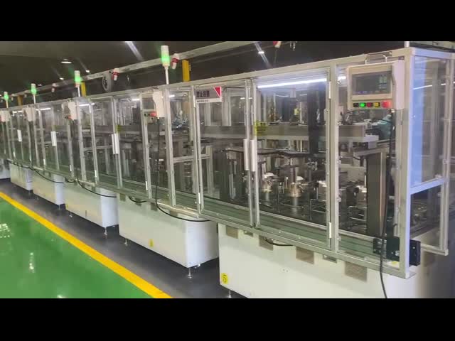 Linha de montagem automática de motor de 380V CE Linha de montagem automática para motor