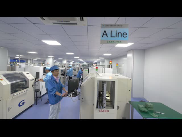 多層高速プロトタイプPCB組立 シルクスクリーン 緑色溶接マスク付き黄色