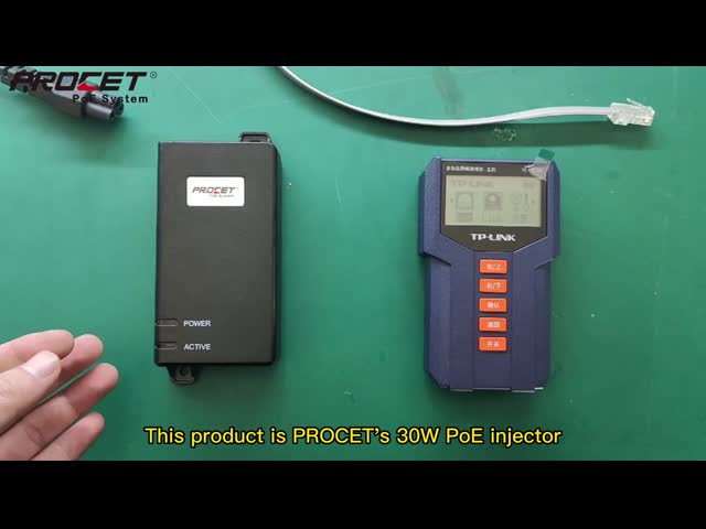 переходник PoE гигабита кабелей 60W cat5e конструированный для крытой установки