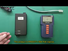 PoE Power Injector Comply With IEEE802.3bt Criterion Use For POS