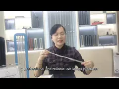 керамическая основа стекла кварца Меркурия лампы трубок 75W 1154mm UVC гермицидная video