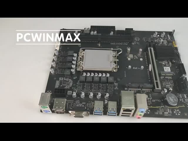 PCWINMAX B760 LGA1700 DDR4 VGA/HD/DP 出力 mATX マザーボード 12th/13th/14th Gen i3 i5 i7 インテルプロセッサをサポート