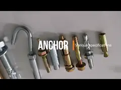 Тип анкерные болты j рукава крюка кольца конкретный расширения оцинковывает покрытую нержавеющую сталь video
