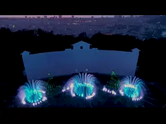 Вьетнамское шоу Водяной танец Фонтан Музыкальный сигнал Контроль video