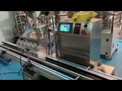 Шампуня заполнителя лосьона управлением PLC машина завалки бутылки одиночного главного детержентного жидкостная автоматическая video