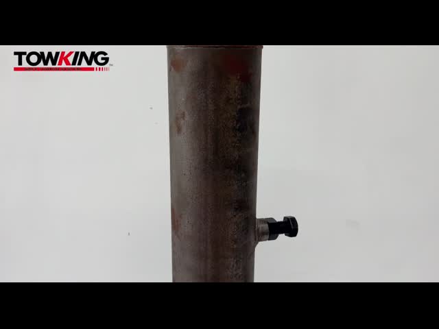 円形の管のGooseneckの調節可能なトレーラーのカプラー25000lbs