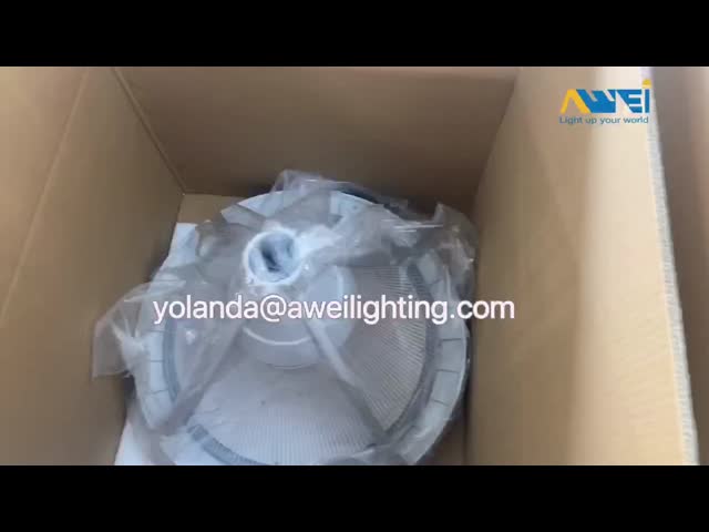 40 Вт Alura Вертикально установленный корпус из алюминия УФ ПК диффузер LED садовый свет Противоударное использование для промышленных районов видео