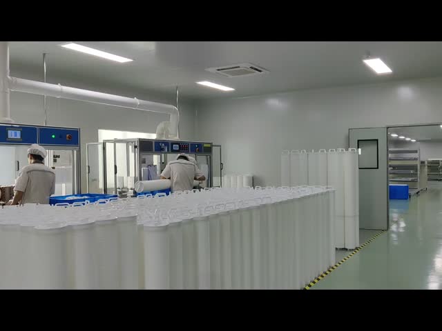 0.4 - 0.7m2 High Density PP Pleated Filter Cartridge For Purity Reagents Filtering