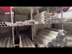 Алюминиевая сплавная трубка AISI 1050 1 мм 2 мм Круглая форма Молочная поверхность video